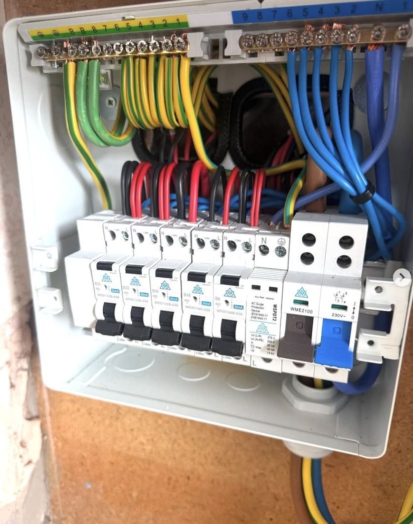 Consumer unit with surge protection device